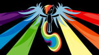 Rainbow Dash Wings Wallpaper 2560x1440