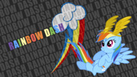 Rainbow Dash 'Text Name' Wallpaper