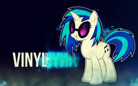 Vinyl Scratch Wallpaper