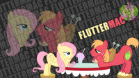 FlutterMac 'Text Name' Wallpaper