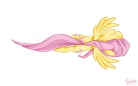 Fluttershy Flying Topview