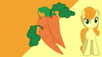 Minimalist Wallpaper 22: Carrot Top