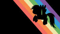 Rainbow Dash Invert Wallpaper