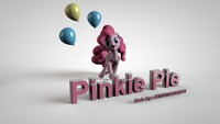 3D My Little Pony FIM Pinkie Pie Wallpaper
