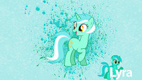 Lyra Ink Splatter Wallpaper