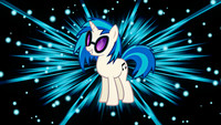 Vinyl Scratch Wallpaper