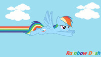 MLP: Rainbow Dash: Dashing Off Background