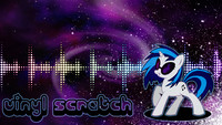 Vinyl Scratch wallpaper