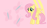 Dual Strip Wallpapers - Fluttershy