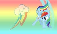 Dual Strip Wallpapers - Rainbow Dash