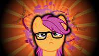 Hipster Scootaloo Wallpaper