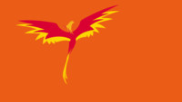 Simplistic Phoenix Wallpaper