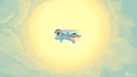 Sunrise Rainbow dash !