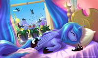Princess Luna is sleeping angel