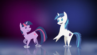 Twilight Sparkle and Shining Armor