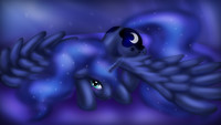 Luna at Rest Wallpaper