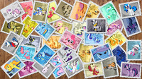 Original Random Stamps Wallpaper
