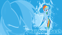 Dashing Against the Wind - Rainbow Dash Wallpaper