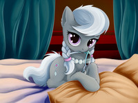 Cute Fuzzy Silver Spoon