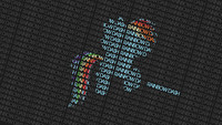 Typography - Rainbow Dash