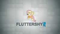 Fluttershy - Portal Style - Wallpaper