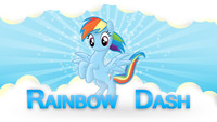 Rainbow Dash Cloudy Wallpaper