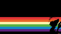 Rainbow Dash Minimal Wallpaper