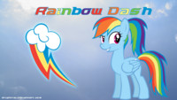 Rainbow Dash Ponytail Wallpaper