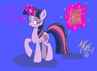 Twilight Sparkle With Mysterious book #2