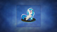 Wallpaper ~ Vinyl Scratch Minimalism.