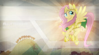 Wallpaper ~ Fluttershy New Royal Guard.