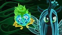 Neon Queen Chrysalis Wallpaper