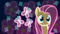 Neon Fluttershy Wallpaper