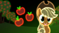 Neon Applejack Wallpaper