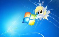 Derpy Broke Windows Wallpaper