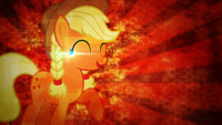 Pigtail Applejack Wallpaper