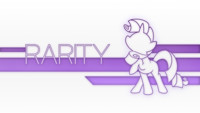 Rarity Minimalist Wallpaper