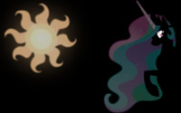 Celestia Silhouette Blur and Cutie Mark