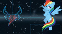 Rainbow Dash element wallpaper