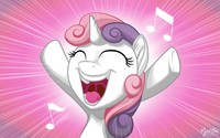 Sweetie Belle Singing