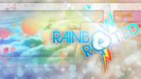 Rainbow and Rooted No Text Style