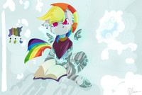 Zebra Rainbow Dash