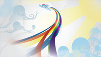 Flying Rainbow Dash Wallpaper