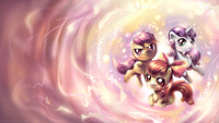 Wallpaper: Cutie Mark Crusaders Don't Rest!