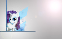 Rarity Simplistic Wallpaper