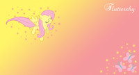 Fluttershy "Glitter" wallpaper