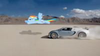 Rainbow Dash vs Veyron