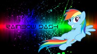 Rainbow Dash is chillin'