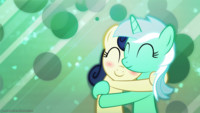 Lyra and Bon Bon Cuddles