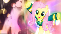 Fluttershy found the music